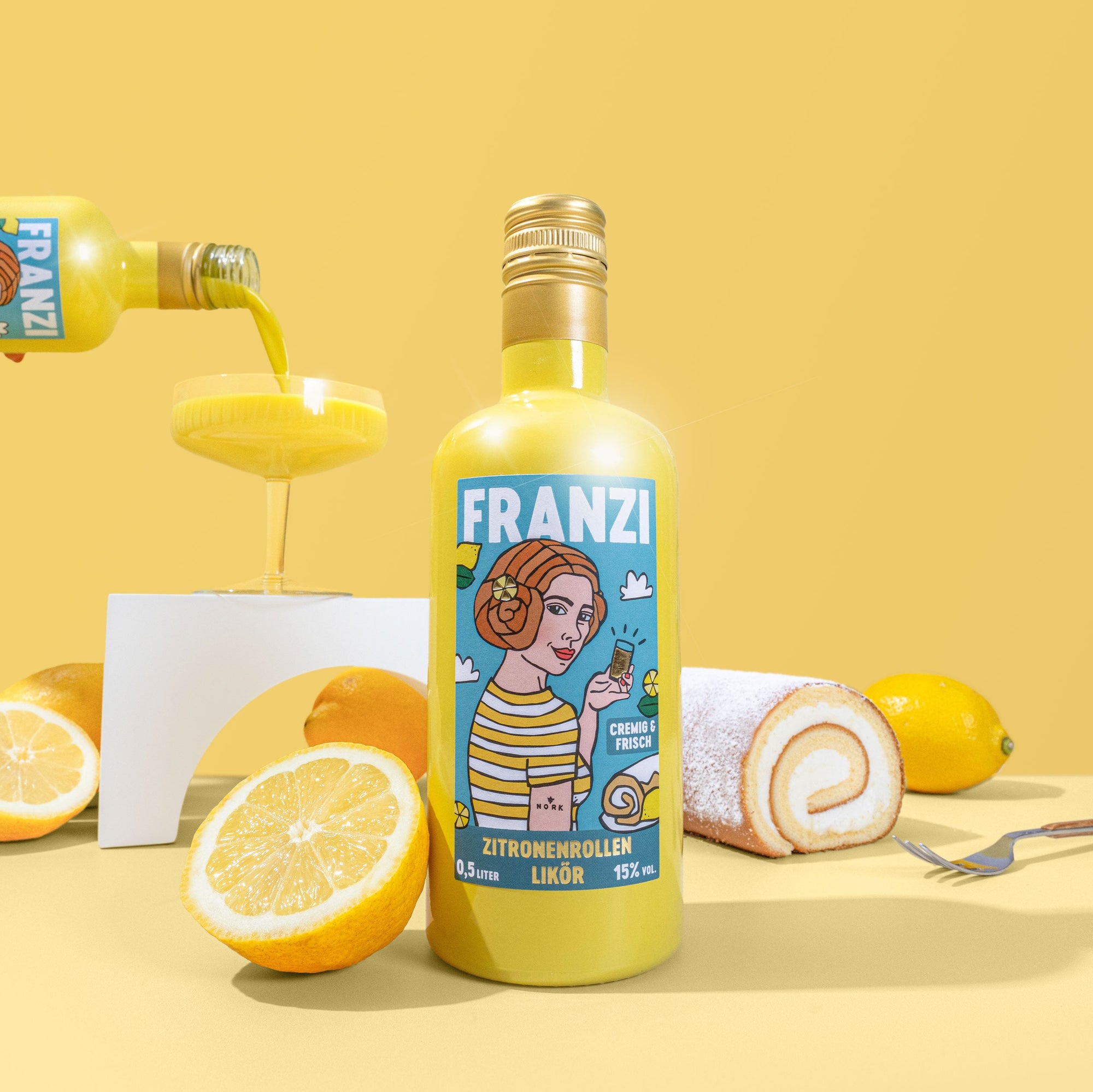 Franzi - Zitronenrollen Likör