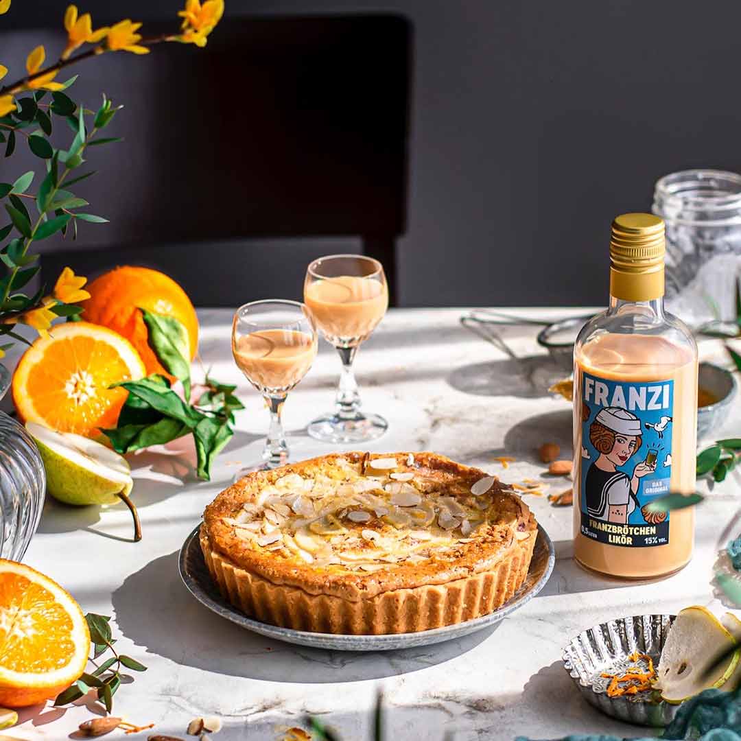 Mandel Birnen Tarte