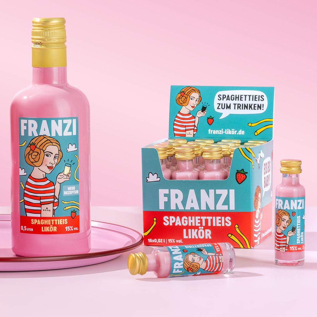 Franzi Spaghettieis Likör Mini Box