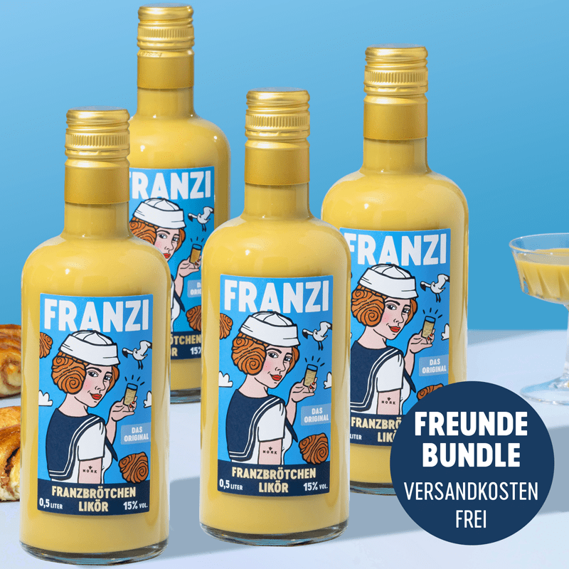 Leckere Franzbrötchen-Likör Geschenksets I Franzi Likör