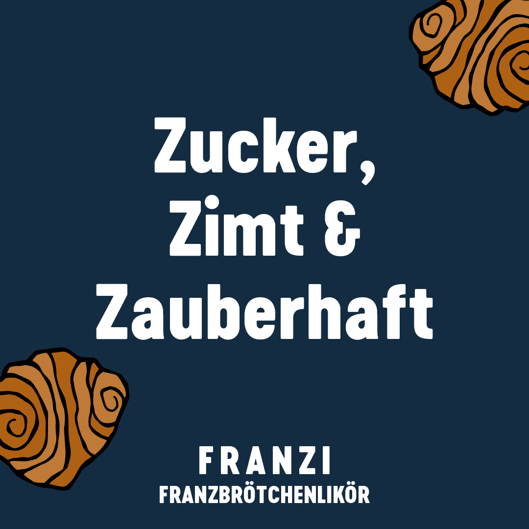 Leckerer Likör mit Franzbrötchen-Geschmack | Franzi Likör
