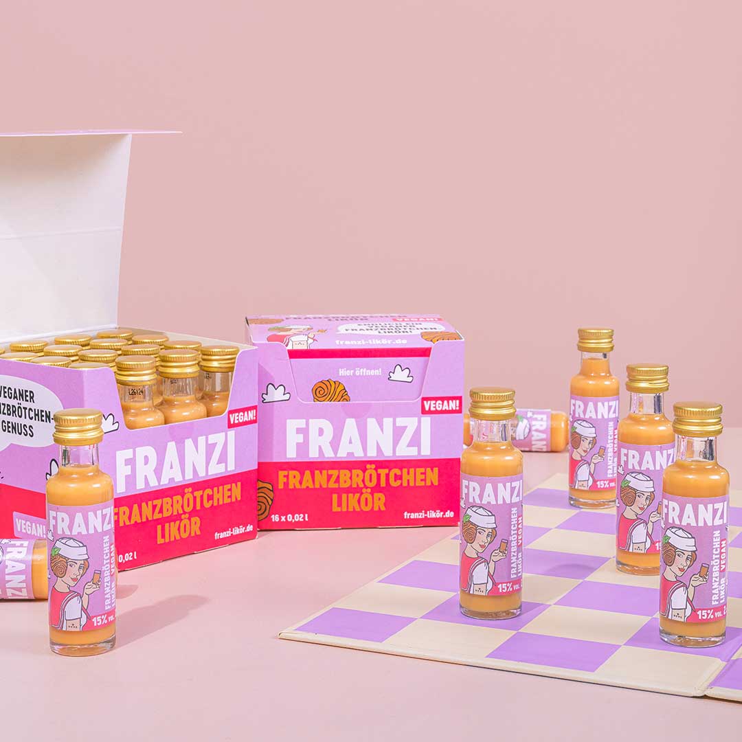 Franzi Franzbrötchenlikör Mini Box VEGAN