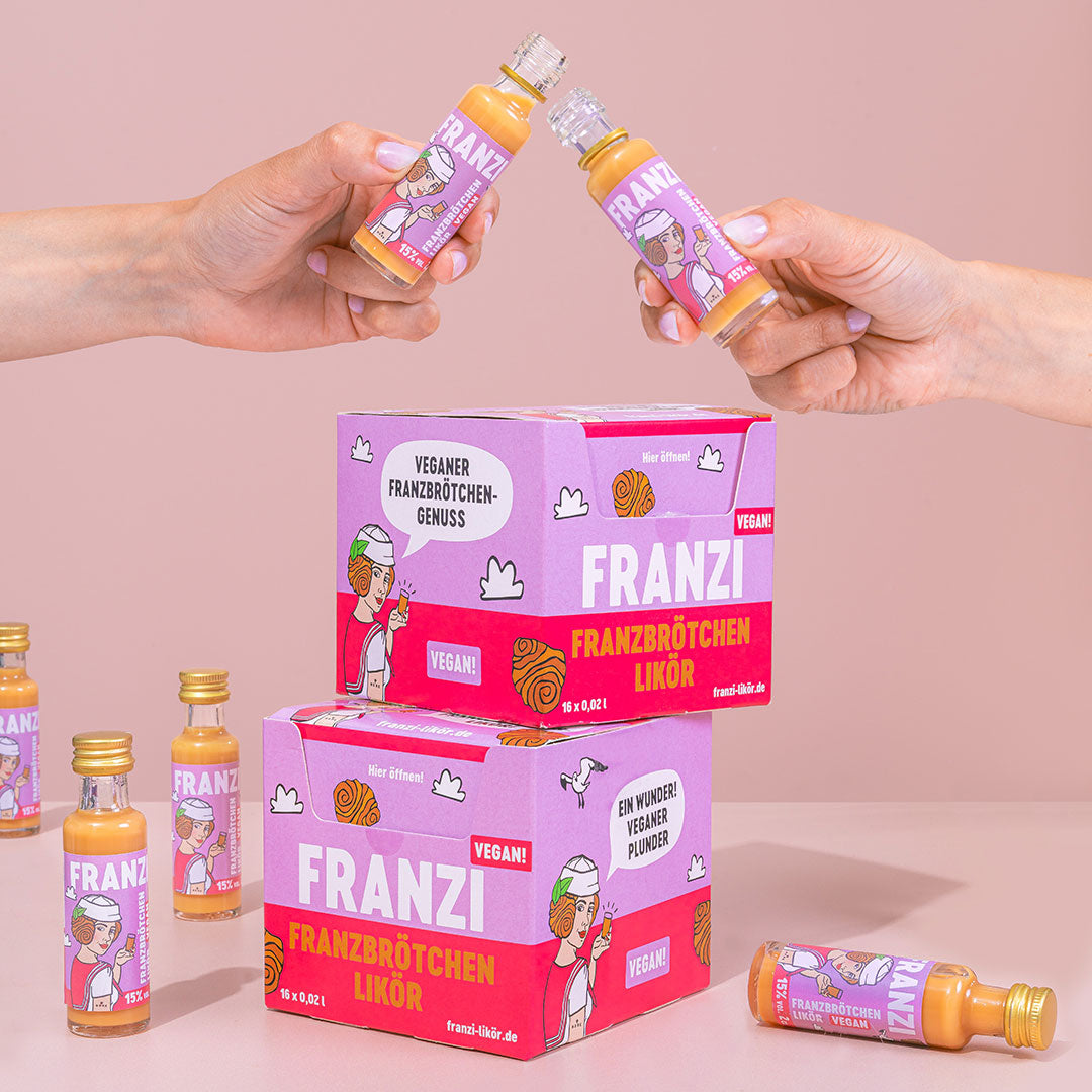 Franzi Franzbrötchenlikör Mini Box VEGAN