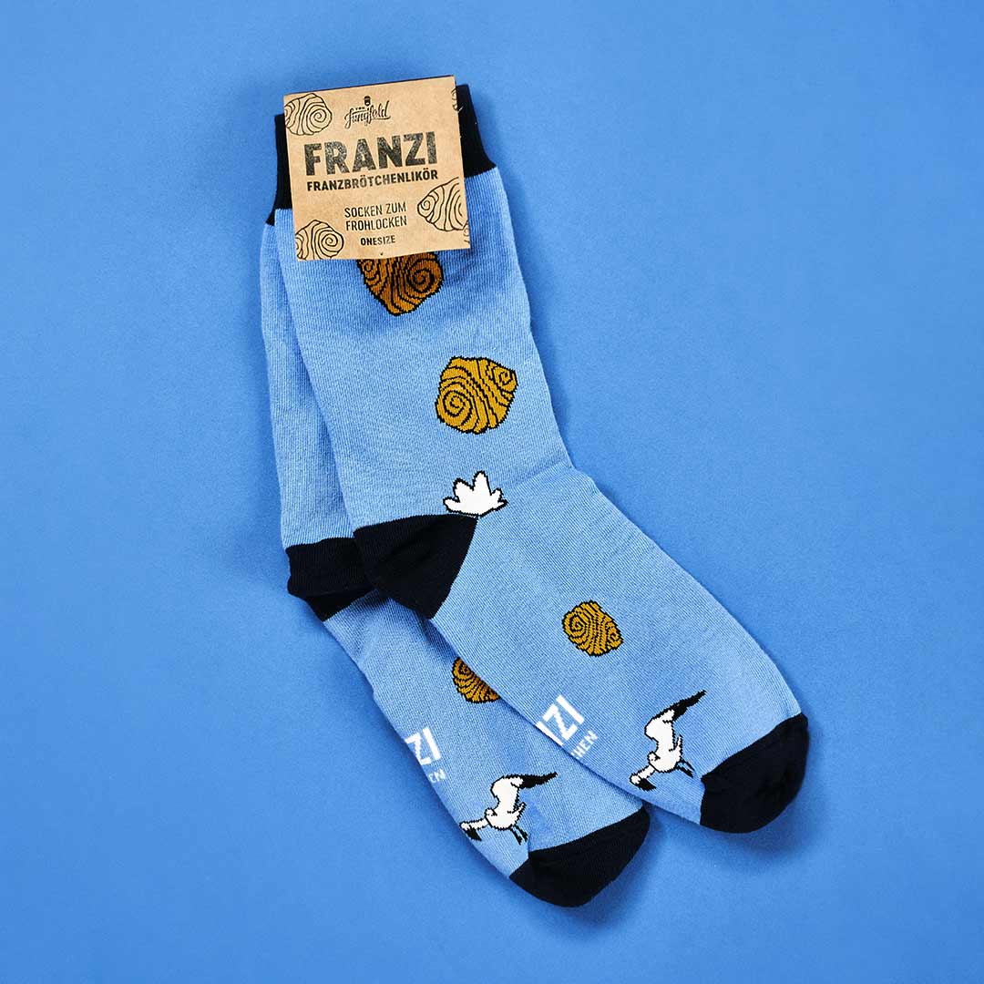 Franzi Franzbrötchensocken - limitierte von Jungfeld Edition