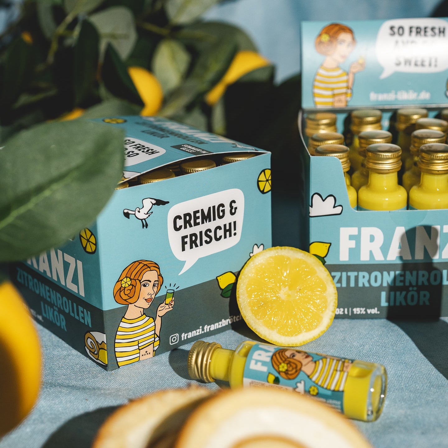 Zitronenrollen Likör Mini Box