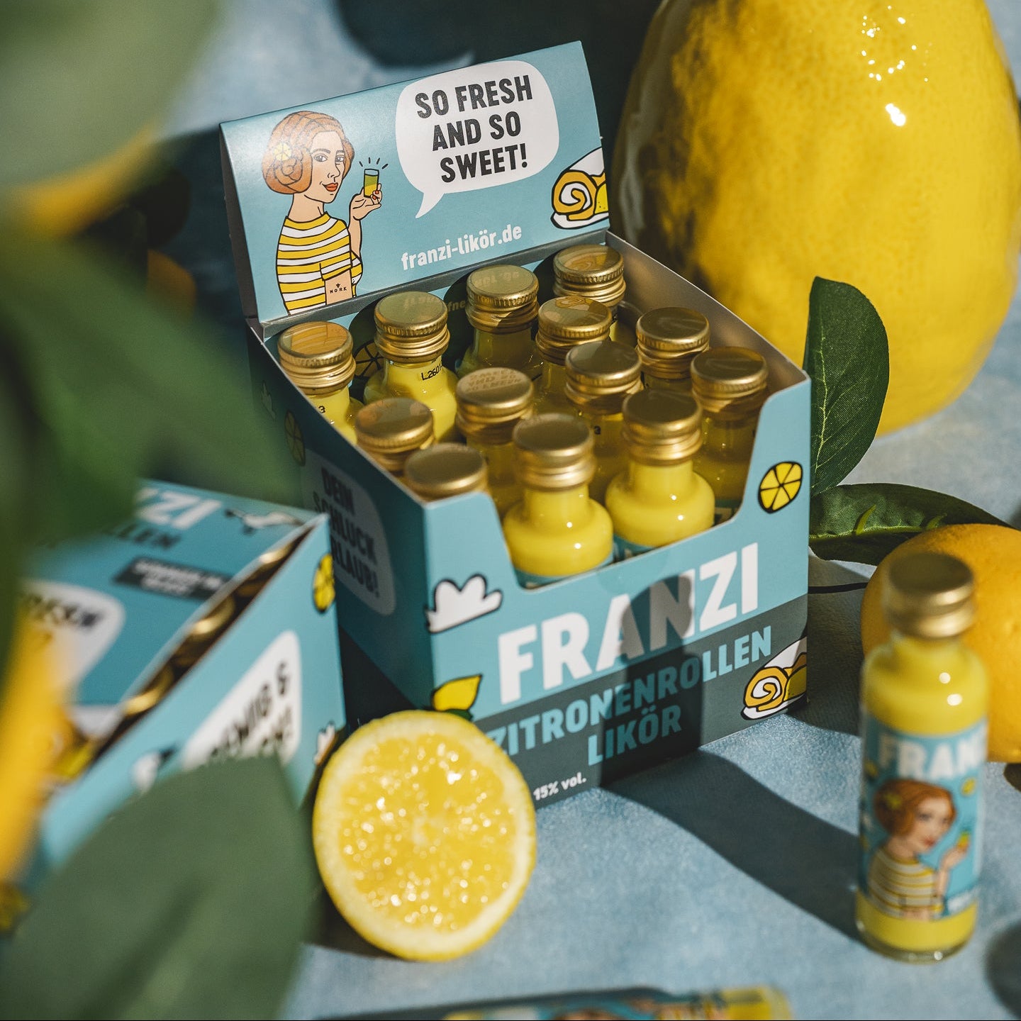 Zitronenrollen Likör Mini Box